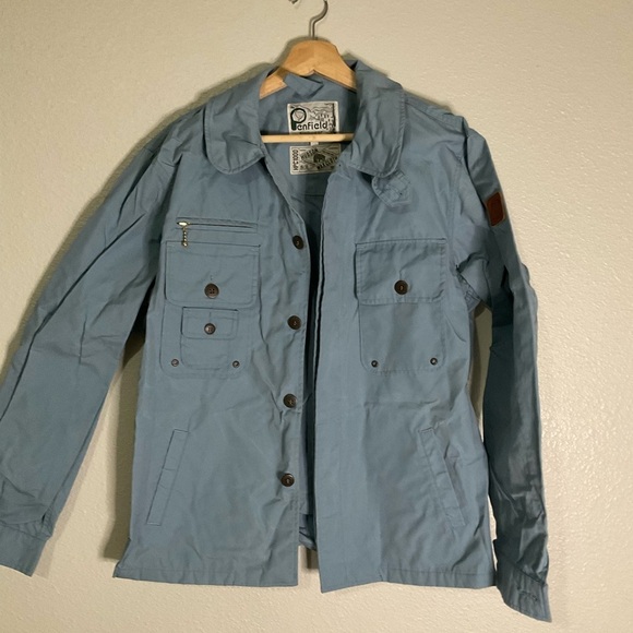 Penfield Jacket Womens Large Trailwear Hudson Waxcloth Blue‎ Hiking - Picture 1 of 16